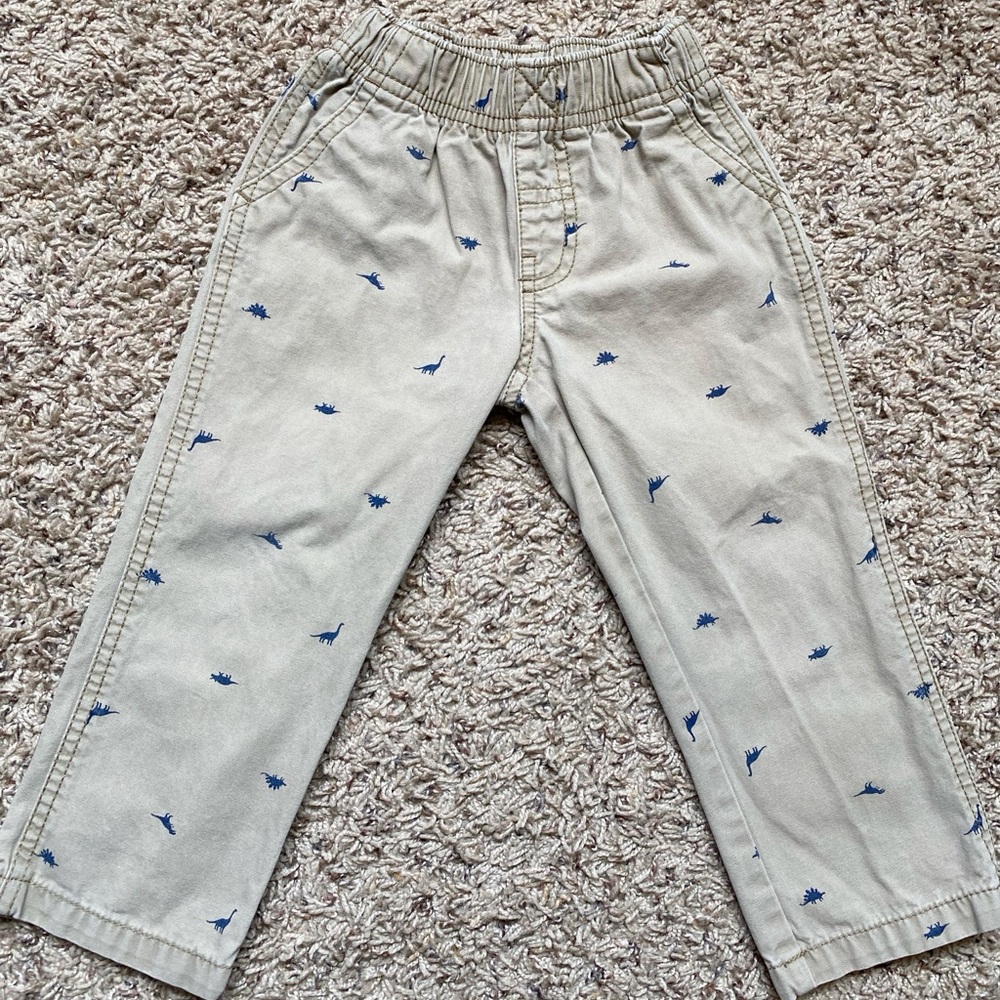 4/$20 Carter’s Dino khakis